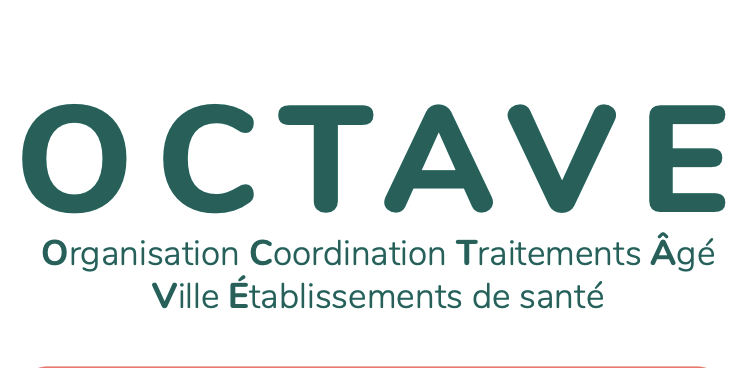 Logo Octave: Organisation Coordination Traitements Âgé Ville établissement de santé